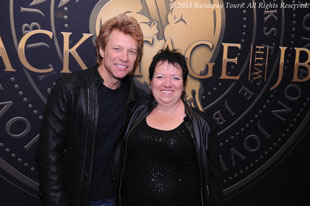 Jon Bon Jovi et Rosy à Toronto, Ontario, Canada (1er novembre 2013)